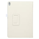 For Lenovo Smart Tab M10 / P10 10.1 inch Litchi Texture Solid Color Horizontal Flip Leather Case with Holder & Pen Slot(White)