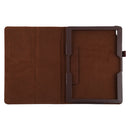 For Lenovo Smart Tab M10 / P10 10.1 inch Litchi Texture Solid Color Horizontal Flip Leather Case with Holder & Pen Slot(Brown)