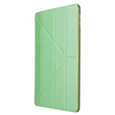 For iPad 10.2 2021 / 2020 / 2019 Silk Texture Horizontal Deformation Flip Leather Case with Holder(Green)