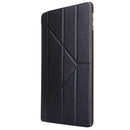 For iPad 10.2 2021 / 2020 / 2019 Silk Texture Horizontal Deformation Flip Leather Case with Holder(Black)