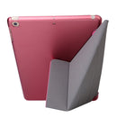 For iPad 10.2 2021 / 2020 / 2019 Silk Texture Horizontal Deformation Flip Leather Case with Holder(Black)