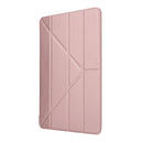 For iPad 10.2 2021 / 2020 / 2019 TPU Horizontal Deformation Flip Leather Case with Holder(Rose Red)