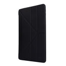 For iPad 10.2 2021 / 2020 / 2019 TPU Horizontal Deformation Flip Leather Case with Holder(Black)