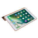 For iPad 10.2 2021 / 2020 / 2019 TPU Horizontal Flip Leather Case, with Three-folding Holder(Gold)