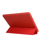 For iPad 10.2 2021 / 2020 / 2019 TPU Horizontal Flip Leather Case, with Three-folding Holder(Red)