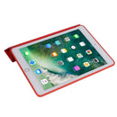 For iPad 10.2 2021 / 2020 / 2019 TPU Horizontal Flip Leather Case, with Three-folding Holder(Red)