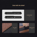 For Samsung Galaxy S21 Ultra 5G NILLKIN Aoge Series Shockproof Leather Case with Card Slot(Brown)