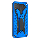 For Samsung Galaxy A02 Shockproof TPU + PC Protective Case with Holder(Blue)