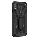For Samsung Galaxy A02 Shockproof TPU + PC Protective Case with Holder(Black)