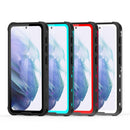 For Samsung Galaxy S21 5G RedPepper Transparent Dot Shockproof Waterproof PC + TPU Protective Case(Blue)