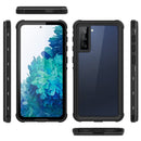 For Samsung Galaxy S21+ 5G RedPepper Transparent Dot Shockproof Waterproof PC + TPU Protective Case(Black)