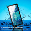 For Samsung Galaxy S21+ 5G RedPepper Transparent Dot Shockproof Waterproof PC + TPU Protective Case(Black)