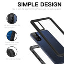 For Samsung Galaxy S21+ 5G RedPepper Transparent Dot Shockproof Waterproof PC + TPU Protective Case(Black)