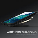 For Samsung Galaxy S21+ 5G RedPepper Transparent Dot Shockproof Waterproof PC + TPU Protective Case(Black)