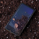 For Samsung Galaxy S21 Ultra 5G RedPepper Transparent Dot Shockproof Waterproof PC + TPU Protective Case(Black)
