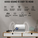 T10 1920x1080P 3600 Lumens Portable Home Theater LED HD Digital Projector, Android Version(Black)