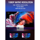 T10 1920x1080P 3600 Lumens Portable Home Theater LED HD Digital Projector, Android Version(Black)