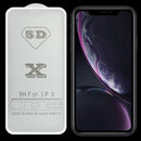 9H 5D Full Glue Full Screen Tempered Glass Film For iPhone XR / 11(White)