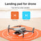 STARTRC 1109143 50cm Portable Drone Universal Foldable Square Parking Apron Landing Pad for DJI FPV / mini 2 / Mavic Air 2 / Air 2S(Orange+Blue)