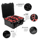 STARTRC 1109197 Portable Waterproof Explosion-proof Traversing Machine Drone Handbag Storage Box for DJI FPV(Black)