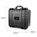 STARTRC 1109197 Portable Waterproof Explosion-proof Traversing Machine Drone Handbag Storage Box for DJI FPV(Black)