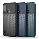 For Motorola Moto E7 Power Thunderbolt Shockproof TPU Protective Soft Case(Blue)