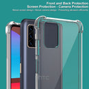 For HTC Desire 21 Pro 5G IMAK All Coverage Shockproof Airbag TPU Case(Transparent Black)