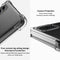 For HTC Desire 21 Pro 5G IMAK All Coverage Shockproof Airbag TPU Case(Transparent Black)