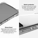 For HTC Desire 21 Pro 5G IMAK All Coverage Shockproof Airbag TPU Case(Transparent Black)