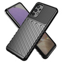 For Samsung Galaxy A32 4G Thunderbolt Shockproof TPU Protective Soft Case(Black)