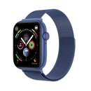DW35PRO 1.75 inch Color Screen IPX7 Waterproof Smart Watch, Support Bluetooth Answer & Reject / Sleep Monitoring / Heart Rate Monitoring, Style: Steel Strap(Blue)