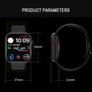 DW35PRO 1.75 inch Color Screen IPX7 Waterproof Smart Watch, Support Bluetooth Answer & Reject / Sleep Monitoring / Heart Rate Monitoring, Style: Steel Strap(Black)