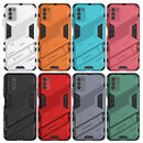 For Xiaomi Poco M3 Punk Armor 2 in 1 PC + TPU Shockproof Case with Invisible Holder(Red)
