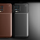 For Motorola Moto Edge S / G100 Carbon Fiber Texture Shockproof TPU Case(Black)