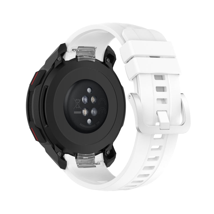 For Huawei Honor Watch GS Pro Silicone Watch Band, Size: One Size(White)
