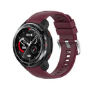 For Huawei Honor Watch GS Pro Silicone Watch Band, Size: One Size(Wine Red)