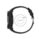 For Huawei Honor Watch GS Pro Silicone Watch Band, Size: One Size(Black)