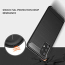 For Samsung Galaxy A32 4G Brushed Texture Carbon Fiber TPU Case(Black)