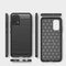 For Samsung Galaxy A32 4G Brushed Texture Carbon Fiber TPU Case(Navy Blue)