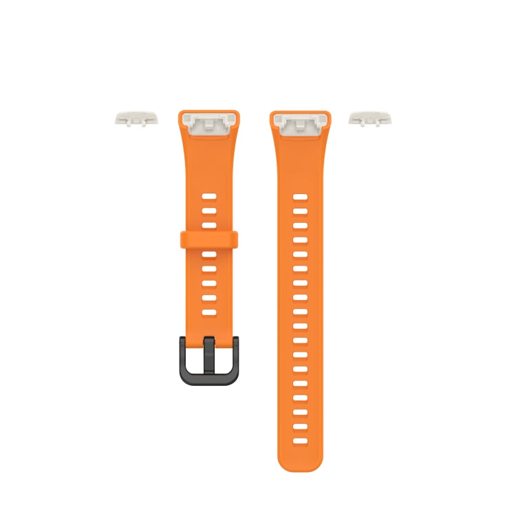 For Huawei Honor Band 6 TPU Watch Band, Size: One Size(Orange)