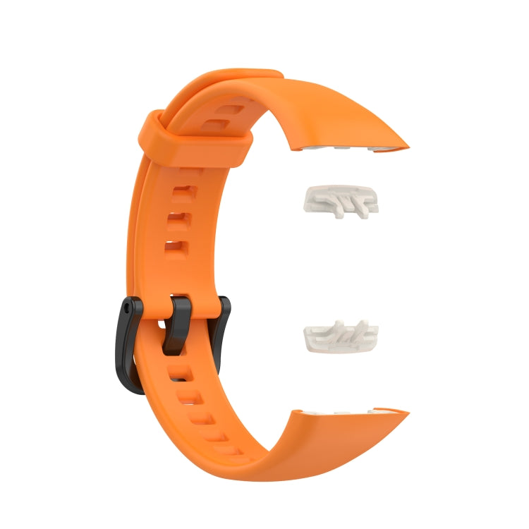 For Huawei Honor Band 6 TPU Watch Band, Size: One Size(Orange)