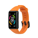 For Huawei Honor Band 6 TPU Watch Band, Size: One Size(Orange)