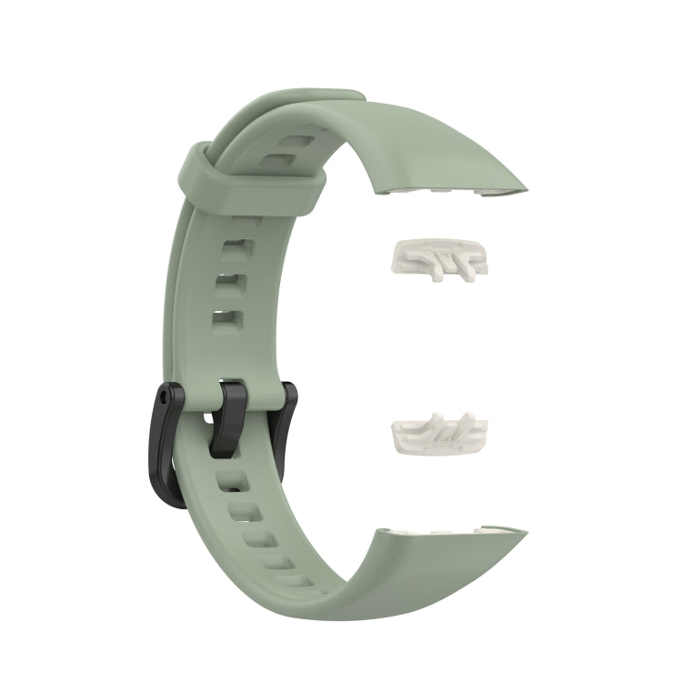 For Huawei Honor Band 6 TPU Watch Band, Size: One Size(Light Green)