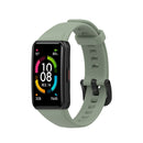 For Huawei Honor Band 6 TPU Watch Band, Size: One Size(Light Green)