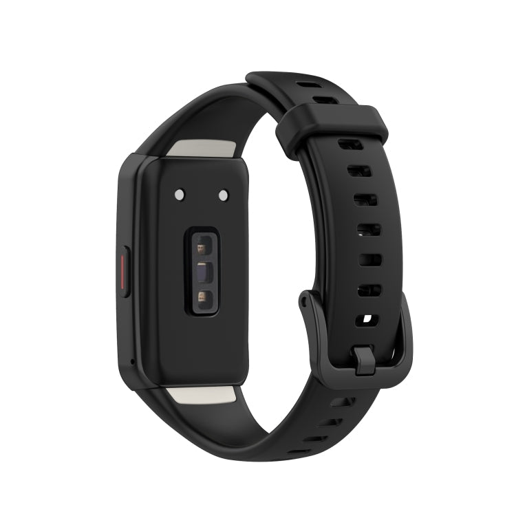 For Huawei Honor Band 6 TPU Watch Band, Size: One Size(Black)