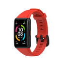 For Huawei Honor Band 6 TPU Watch Band, Size: One Size(Red)