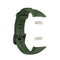 For Huawei Honor Band 6 TPU Watch Band, Size: One Size(Army Green)