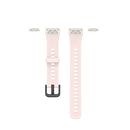 For Huawei Honor Band 6 TPU Watch Band, Size: One Size(Light Pink)