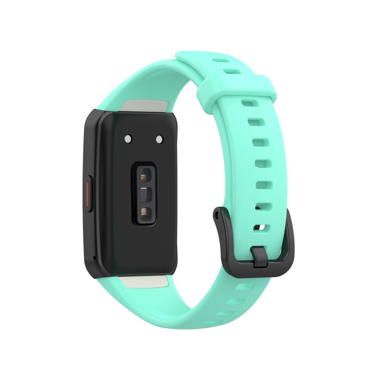 For Huawei Honor Band 6 TPU Watch Band, Size: One Size(Mint Green)
