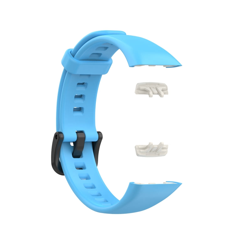 For Huawei Honor Band 6 TPU Watch Band, Size: One Size(Sky Blue)